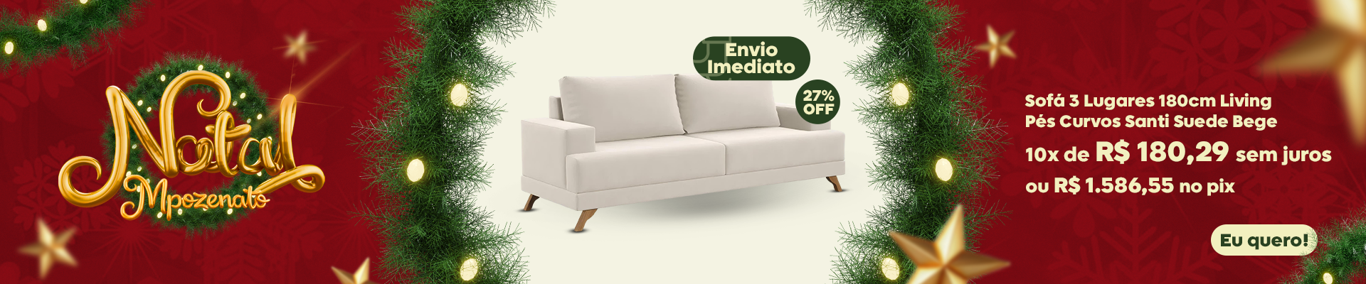 Poltrona Amamentação Base Balanço e Puff Vick - Mpozenato