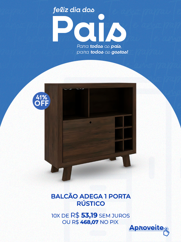 Balcão Adega Rústico