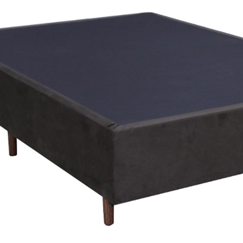 Base Box Casal Egam Suede 138cm - Casal - EGAM BOX - Karina Casa e Conforto