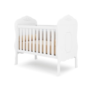 Berço Americano que vira Cama Realeza Branco Acetinado - Canaã Berço Americano que vira Cama Realeza Branco Acetinado - Canaã