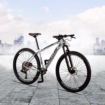 Bicicleta Aro 29 Quadro 15 Alumínio 12v Absolute Freio Disco Hidráulico Vega Branco - Spaceline