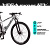 Bicicleta Aro 29 Quadro 19 Alumínio 12v Absolute Freio Disco Hidráulico Vega Branco - Spaceline