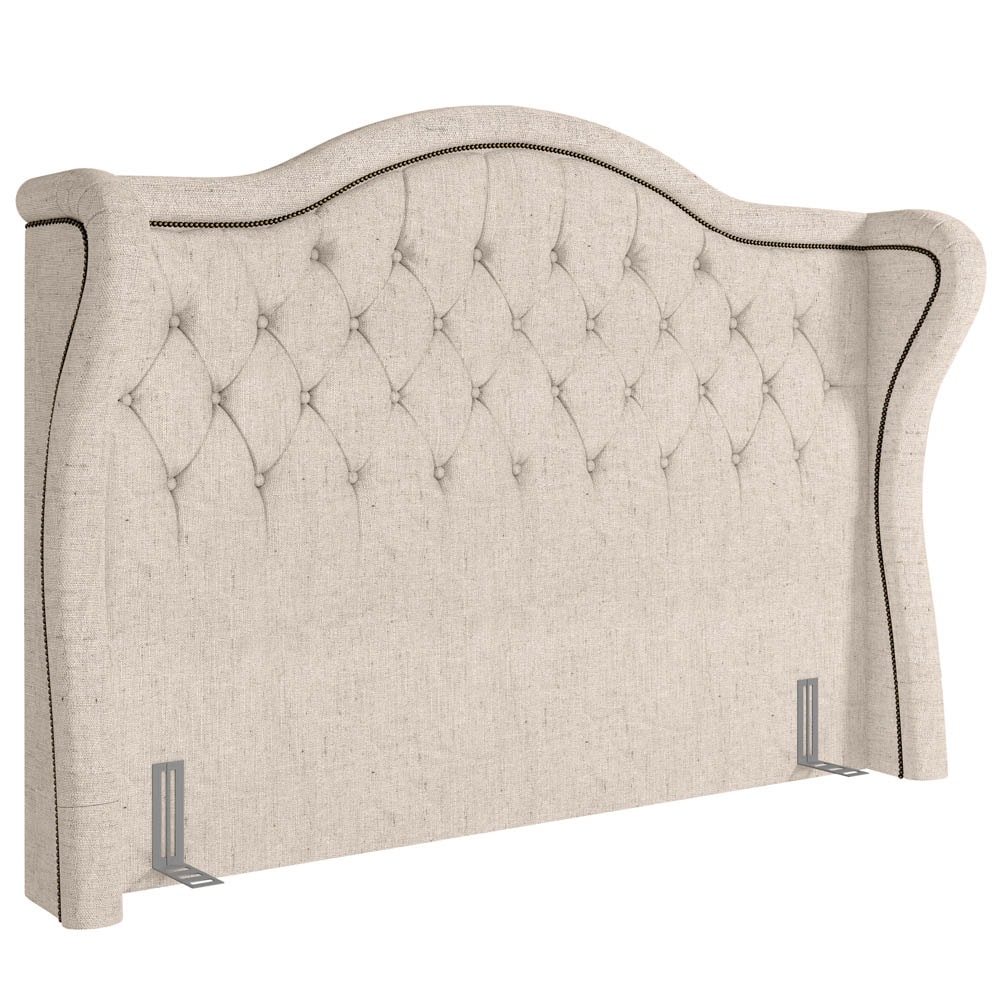 カメリア Cabeceira Cama Box Casal Queen 160cm Antibes Z37 Linho Areia