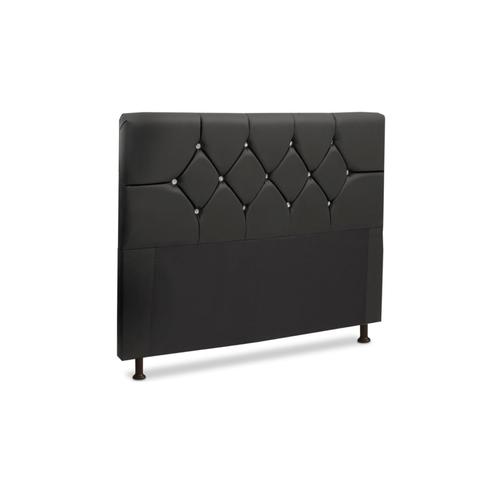 Cabeceira Casal Cama Box 140 cm London Preto - js Móveis em Promoção na  Americanas