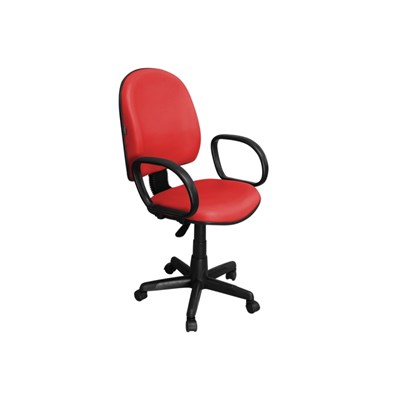 Cadeira de Escritório Excellence PE02 Executiva Giratória Vermelha - Pethiflex