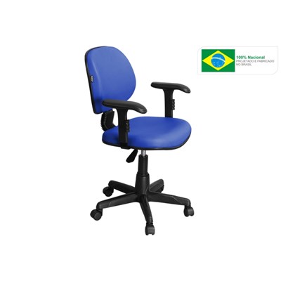 Cadeira de Escritório LE01 Executiva Giratória Azul - Pethiflex