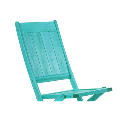 Cadeira Dobrável sem Braços Acqualung Stain Azul - Mão & Formão