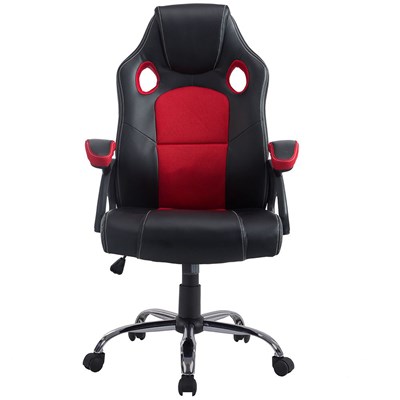 Cadeira Gamer Giratória Extreme F01 Preta/Vermelha - Mpozenato