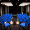 Cadeira Hoteleira Auditório Hotel Empilhável Fixa Azul - Pethiflex