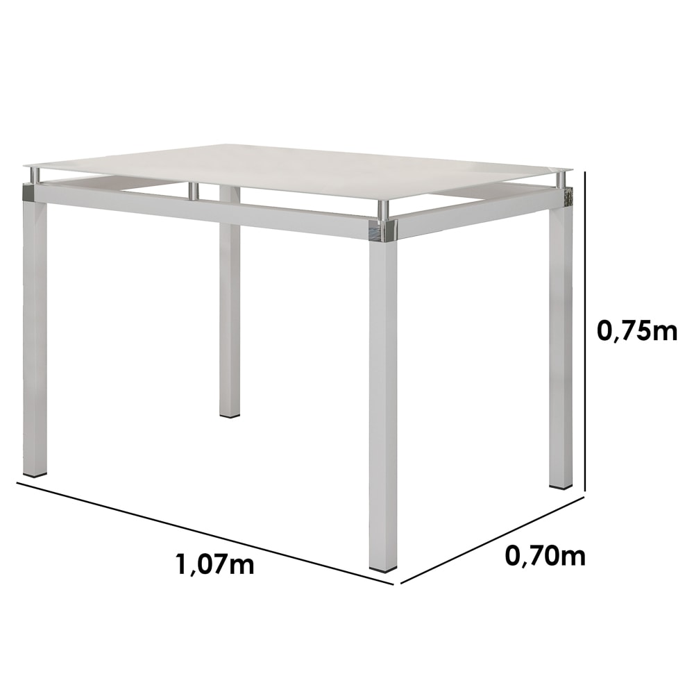 Conjunto Mesa Malva 91cm - 4 Cadeiras 119