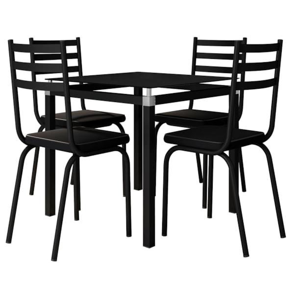 Conjunto Mesa Malva 91cm - 4 Cadeiras 119