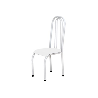 Kit 2 Cadeiras Altas 0.123 Anatômica Branco/Branco - Marcheli