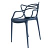 Kit 2 Cadeiras Decorativas Para Sala de Jantar Amsterdam F01 Preta - Mpozenato