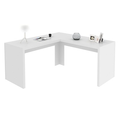 Mesa de canto para Home Office ME4116 Branco – Tecno Mobili