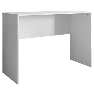 Mesa Para Computador Escrivaninha 110cm Euro II C14 Branco - Mpozenato