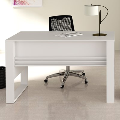 Mesa Para Computador Escrivaninha ME4146 Branco - Tecno Mobili