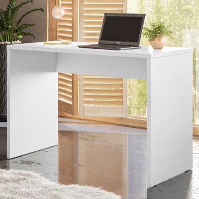 Mesa Para Computador Escrivaninha Office Presence D02 Branco - Mpozenato
