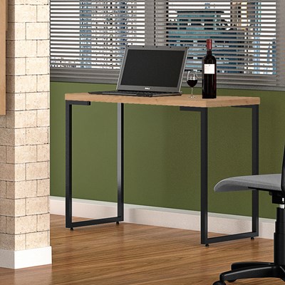 Mesa Para Computador Escrivaninha Porto 90cm Nature - Fit Mobel