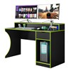 Mesa para Computador Gamer Craft B03 Preto/Verde - Mpozenato