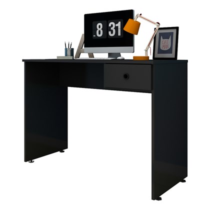Mesa para Computador Notebook Escrivaninha 101cm Dubai L03 Preto - Mpozenato