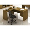 Mesa para Home Office com 03 Gavetas Amêndoa -Tecno Mobili