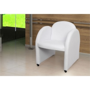 Poltrona Decorativa Nayara Corano Branco 280 - Matrix Poltrona Decorativa Nayara Corano Branco 280 - Matrix
