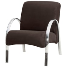 Poltrona Decorativa Polly 1 Lugar Suede Marrom - Matrix Poltrona Decorativa Polly 1 Lugar Suede Marrom - Matrix