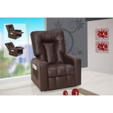 Poltrona do Papai Reclinável MX5 Corano Marrom 289 - Matrix Poltrona do Papai Reclinável MX5 Corano Marrom 289 - Matrix