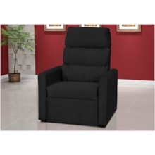Poltrona Reclinável Turin Suede Amassado Preto - Matrix Poltrona Reclinável Turin Suede Amassado Preto - Matrix
