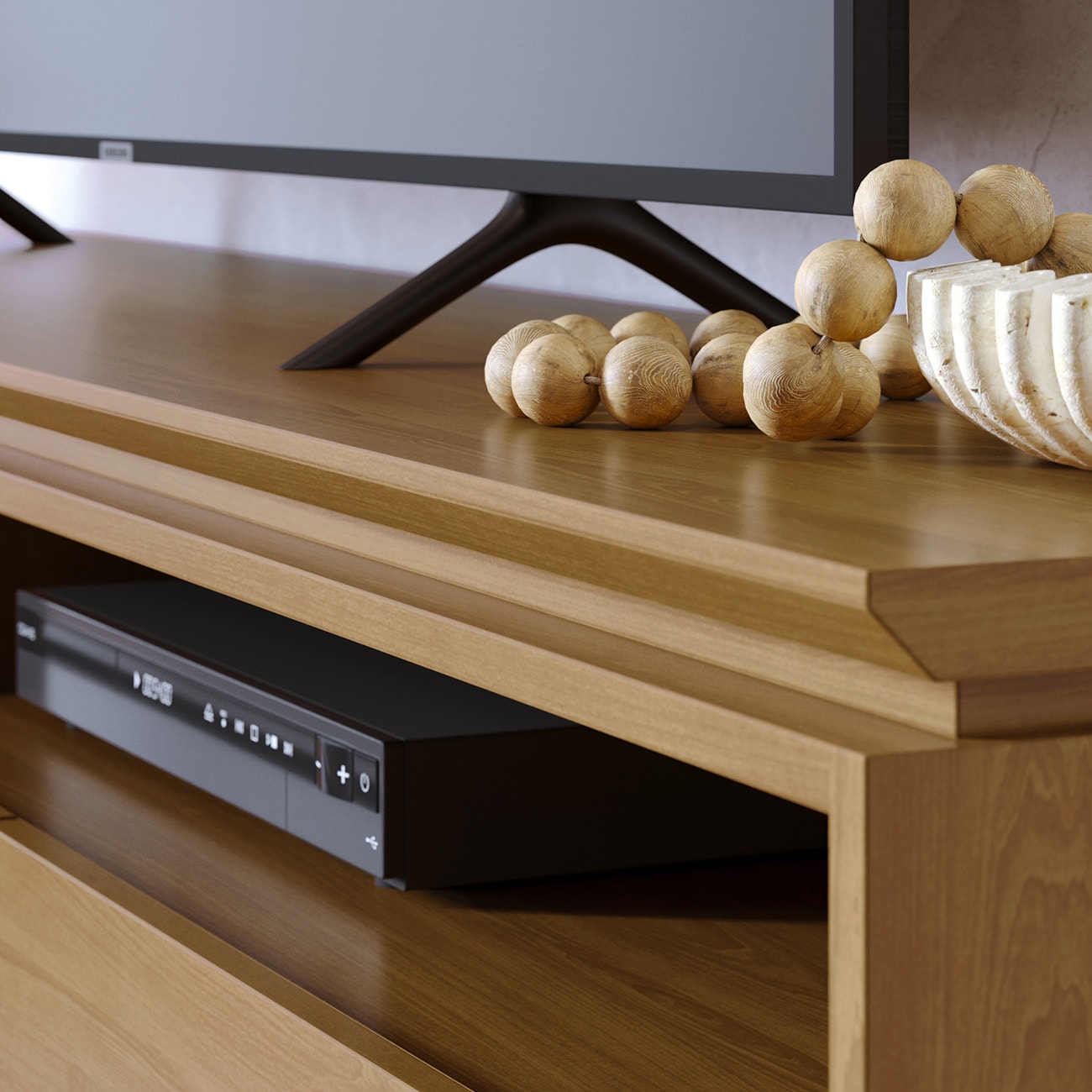 Rack Bancada de TV 75 Pol 200cm Celina Z10 Cumaru - Mpozenato