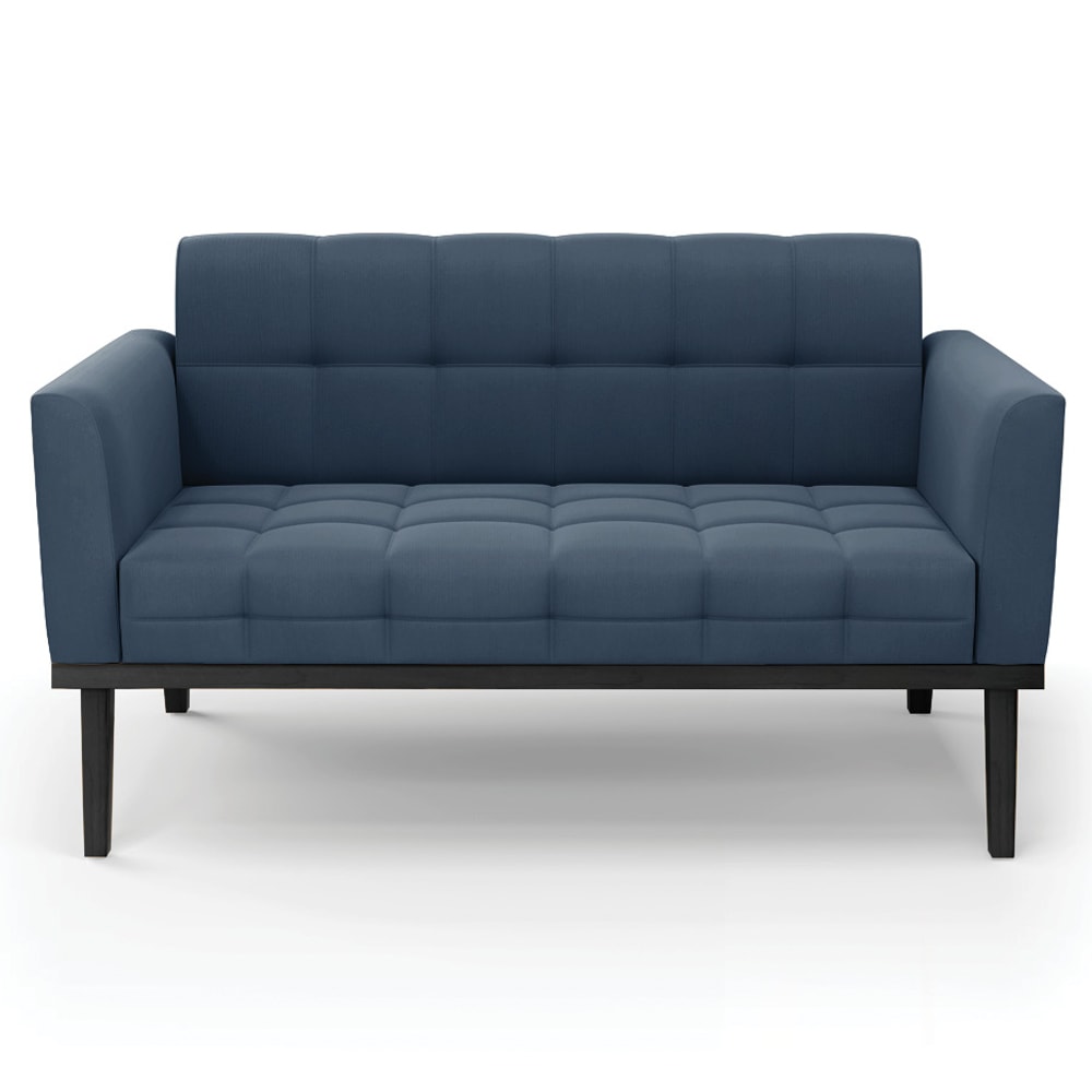Blue black sofa discount